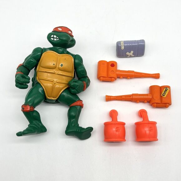 Vtg TMNT 1990 Playmates SEWER DRAGSTER & Leonardo Teenage Mutant Ninja Turtles - Picture 15 of 16